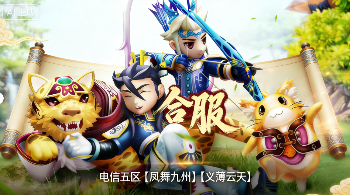 电信五区【凤舞九州】【义薄云天】合并说明公告